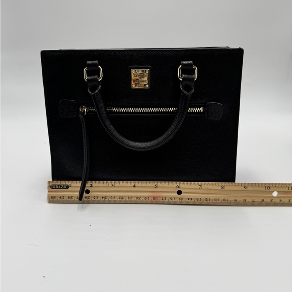 Dooney & Bourke Black Saffiano Leather  Handbag K11092620 - Picture 12 of 14